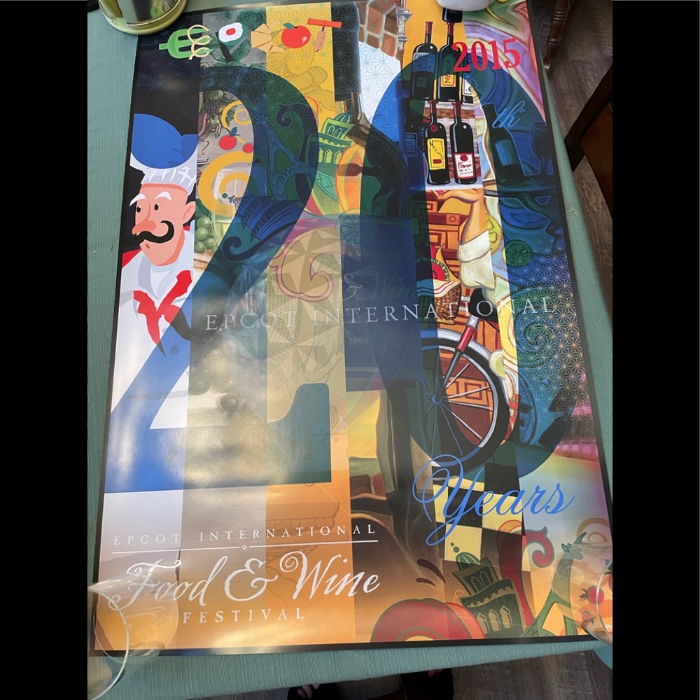 2015 Epcot Food and Wine Festival Poster